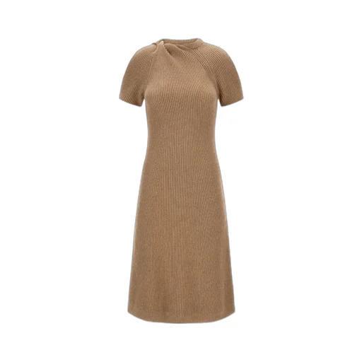 Stella Mccartney Twist-Detailed Knitted Dress