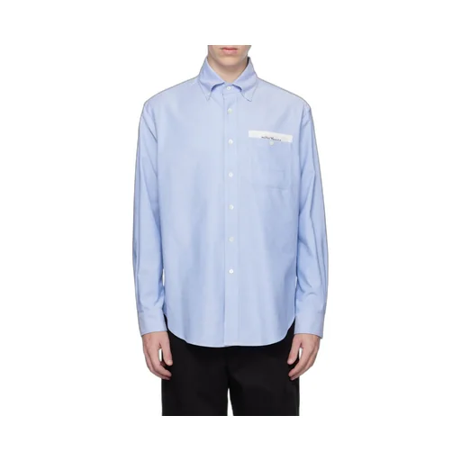 Palm Angels Logo Printed Long-Sleeved Shirt