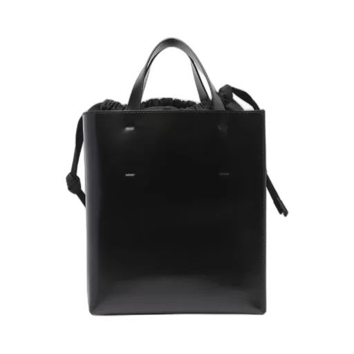 Marni Logo Printed Drawstring Tote Bag