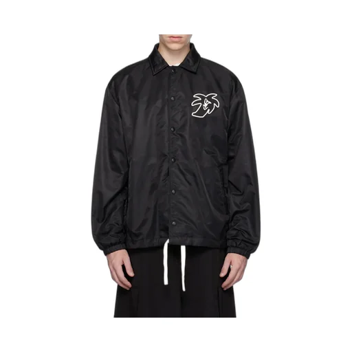 Palm Angels Logo Printed Coat