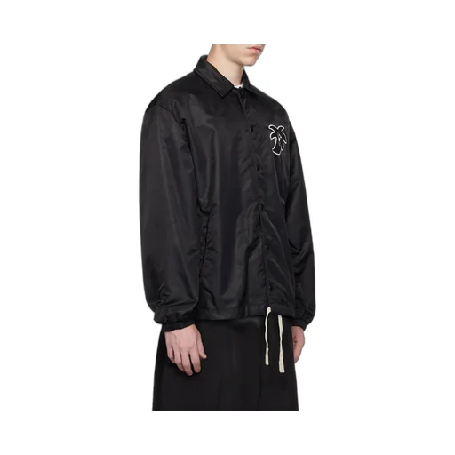 Palm Angels Logo Printed Coat