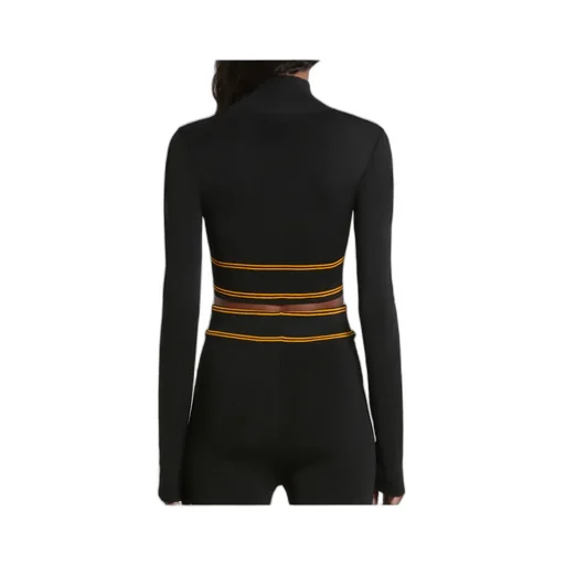 Marni Logo Intarsia-Knit High Neck Cropped Jumper