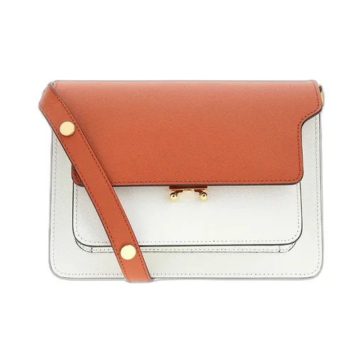Marni Trunk Colour-Block Foldover Top Tote Bag