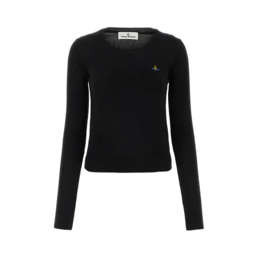 Vivienne Westwood Orb Embroidered Long-Sleeved Jumper