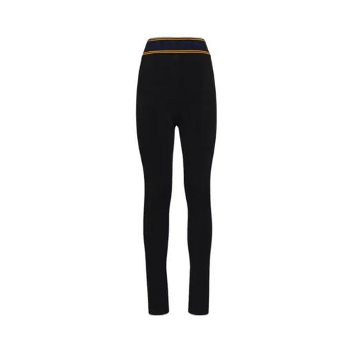 Marni Logo Waistband High Waist Trousers