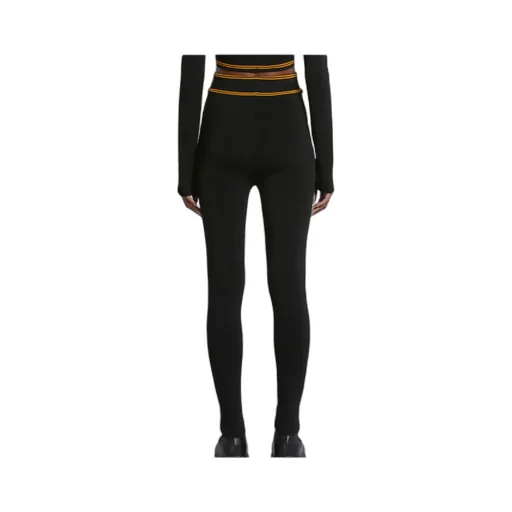 Marni Logo Waistband High Waist Trousers
