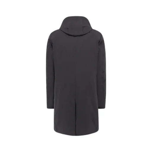 Moorer Straight Hem Hooded Coat