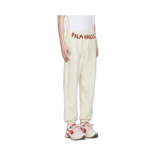 Palm Angels Logo-Printed Elasticated Waist Track Pants