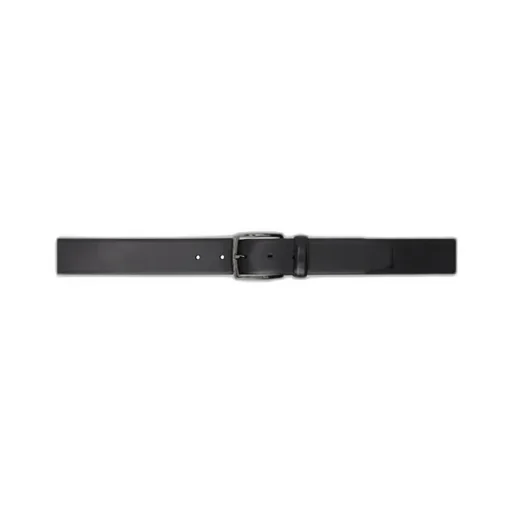 Logo-Engraved Leather Belt