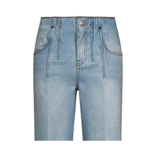 Victoria Beckham High Rise Flared Jeans