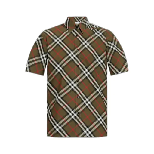 Burberry Short Sleeved Checked Shirt