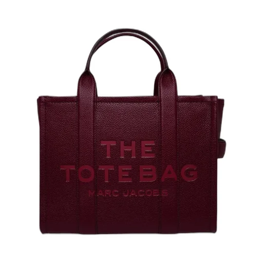 Marc Jacobs The Leather Logo Embossed Tote Bag