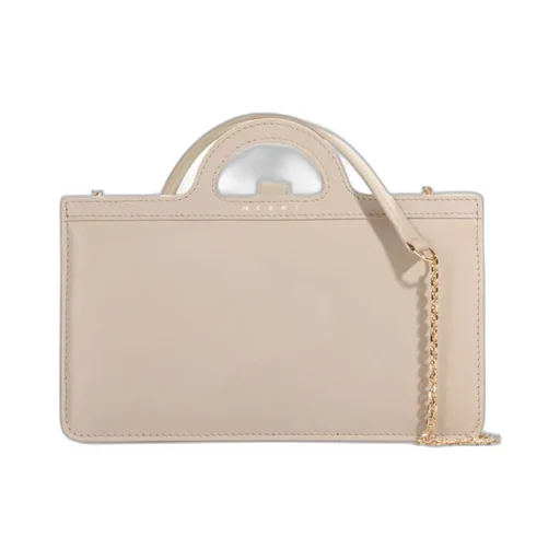 Tropicalia Debossed-Logo Leather Bag