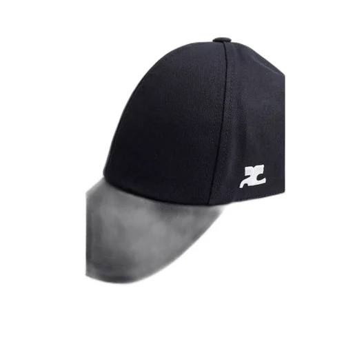 CourrÈGes Narrow Brim Logo Patch Baseball Cap