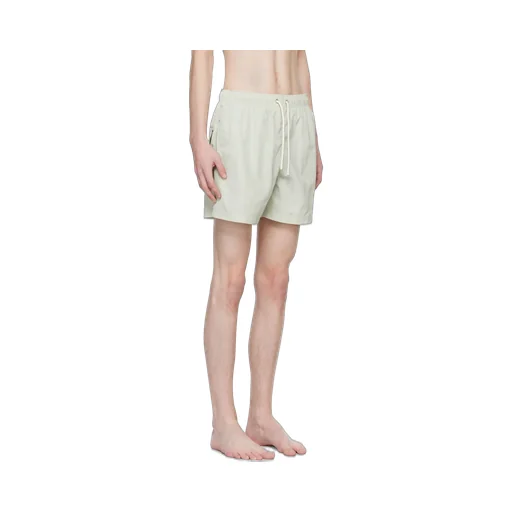 Palm Angels Logo Embroidered Drawstring Swim Shorts