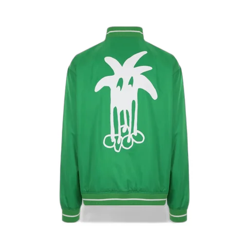 Palm Angels Logo Printed Bomber Jacket