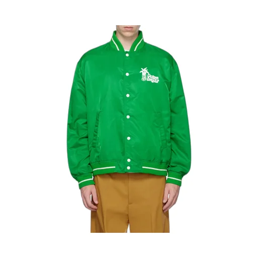 Palm Angels Logo Printed Bomber Jacket