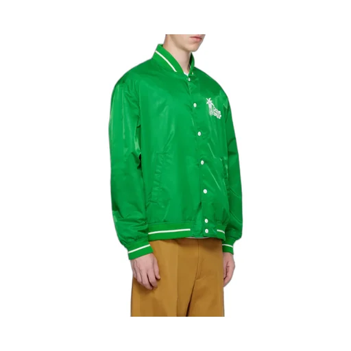 Palm Angels Logo Printed Bomber Jacket