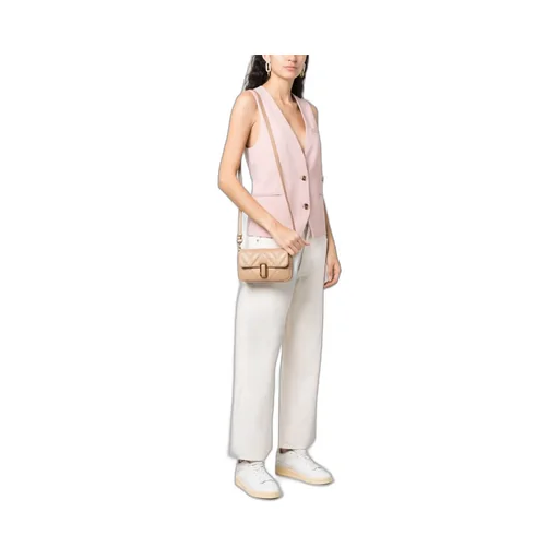 Marc Jacobs Logo Plaque Quilted Shoulder Bag