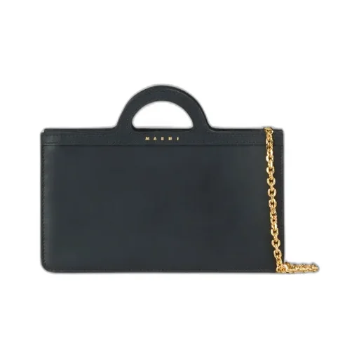 Marni Logo Printed Chain-Linked Long Wallet