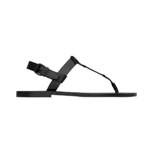 Saint Laurent Cassandre Open Toe Sandals