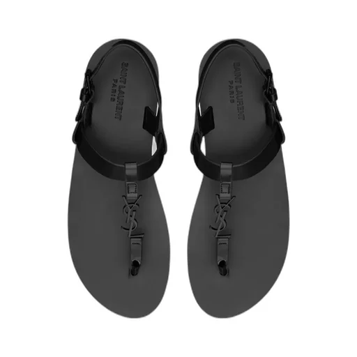 Saint Laurent Cassandre Open Toe Sandals