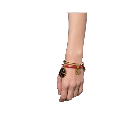 Charm Bangle Bracelet Set