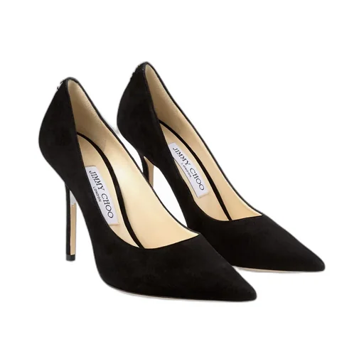 Love Series Button-Trimmed Pointed Heels