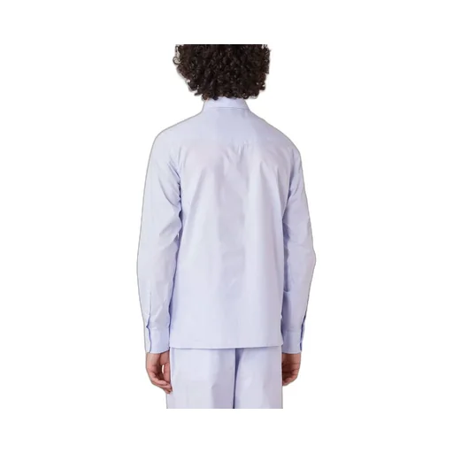 Pointed Collar Long-Sleeved Shirt