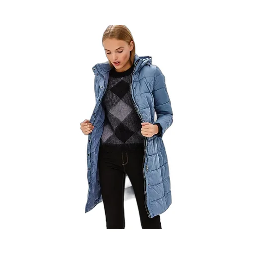 A Cotton-Padded Suit With A Hooded Jacket