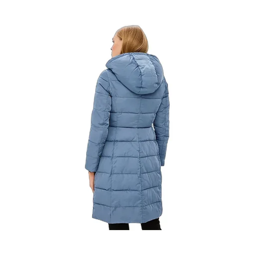 A Cotton-Padded Suit With A Hooded Jacket