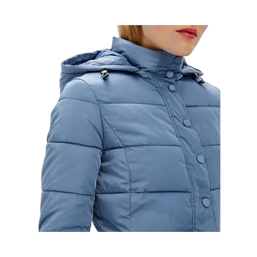 A Cotton-Padded Suit With A Hooded Jacket