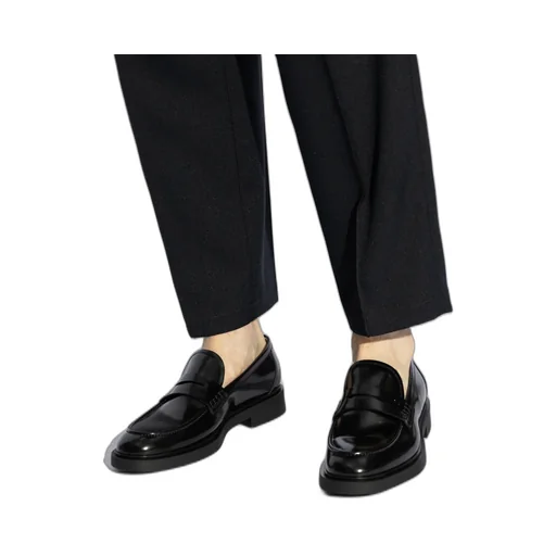 Gianvito Rossi Harris Round-Toe Slip-On Loafers