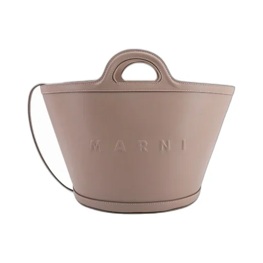Marni Logo Embossed Top Handle Bag