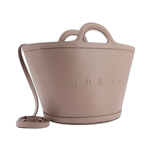 Marni Logo Embossed Top Handle Bag