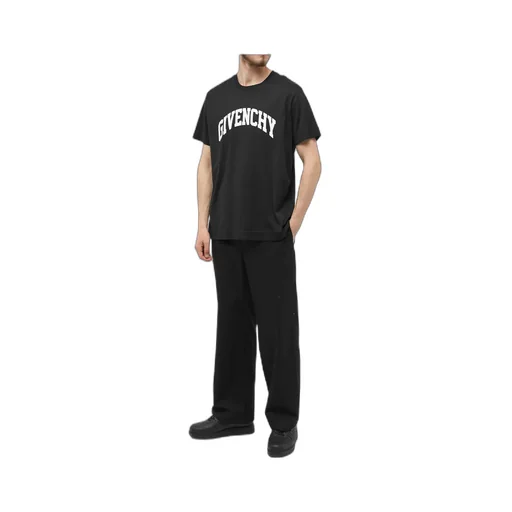 Givenchy Logo Label Straight-Leg Pants