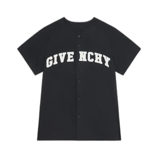 Givenchy College Baseball Shirt In Mesh
