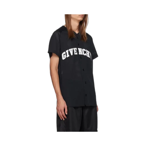 Givenchy College Baseball Shirt In Mesh