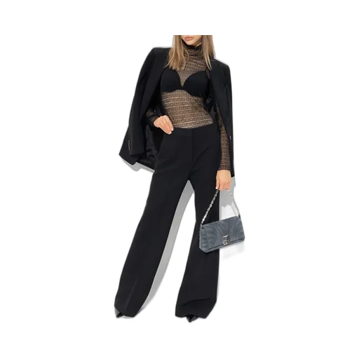 Givenchy Pleat Detailed Flared Trousers
