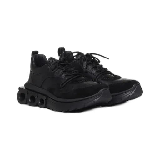 Salvatore Ferragamo Gancini-Plaque Lace-Up Sneakers