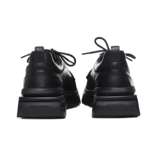 Salvatore Ferragamo Gancini-Plaque Lace-Up Sneakers
