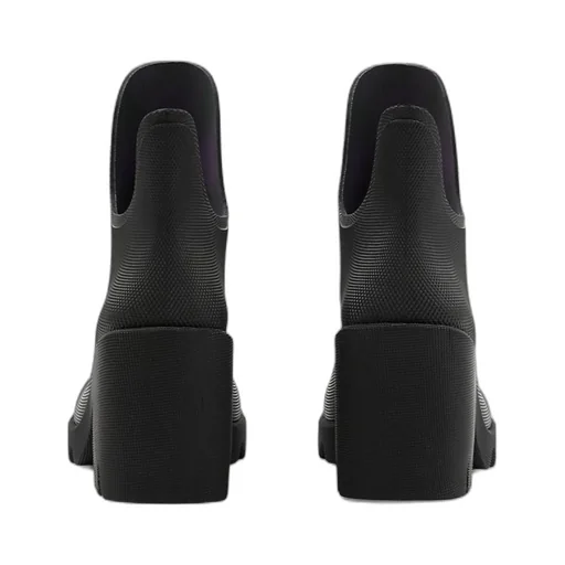 Burberry Marsh Round-Toe Ankle Rain Boots