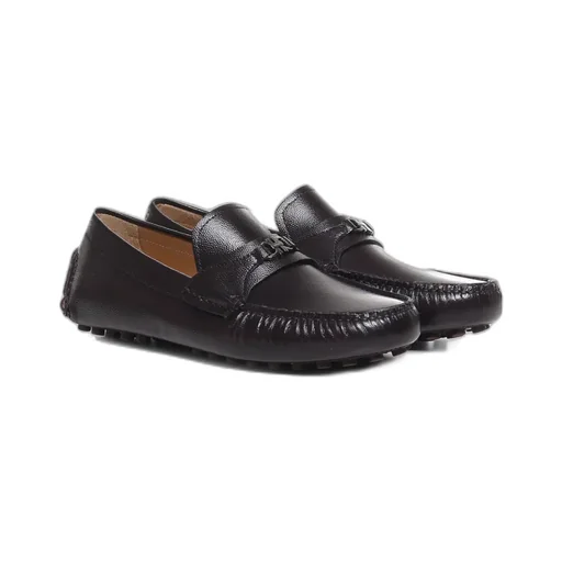 Salvatore Ferragamo Gancini-Buckle Slip-On Loafers