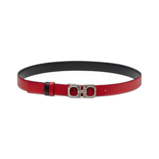 Gancini Belt Buckle Double-Sided Belt