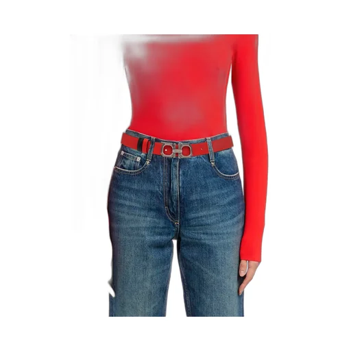 Gancini Belt Buckle Double-Sided Belt