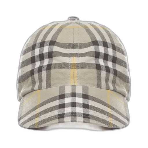 Burberry Check Pattern Baseball Cap