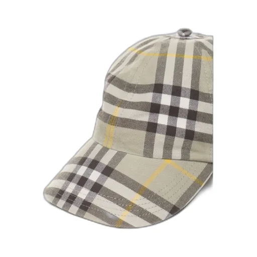 Burberry Check Pattern Baseball Cap