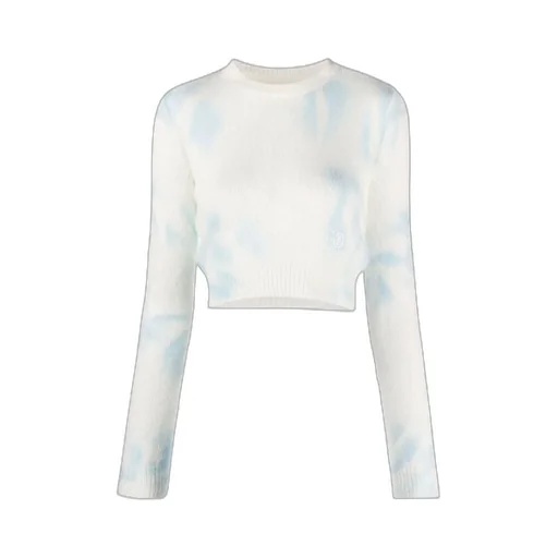Tie-Dye Knitted Crop Top