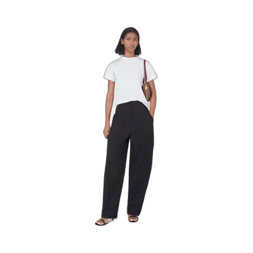 Wide Leg Wool Slacks