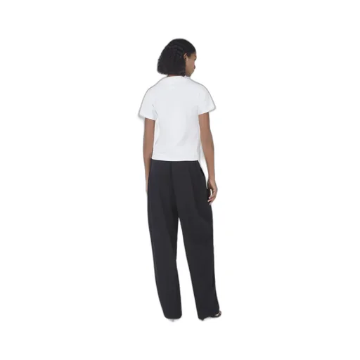 Wide Leg Wool Slacks